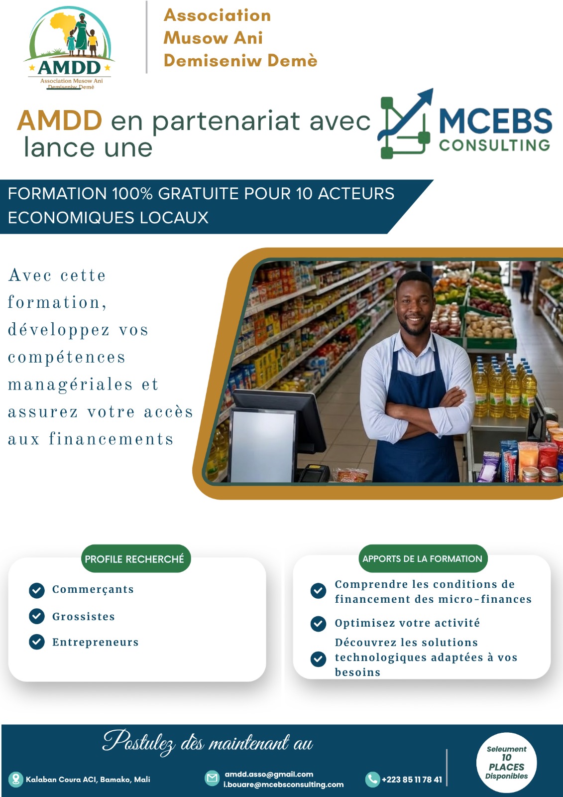 Boostez votre activité grâce à une formation gratuite en management et financement